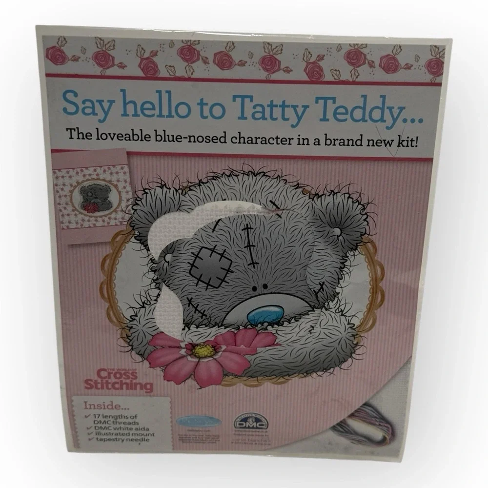 2014 World of Cross Stitching Tatty Teddy Insert‎ Kit ONLY Sealed READ